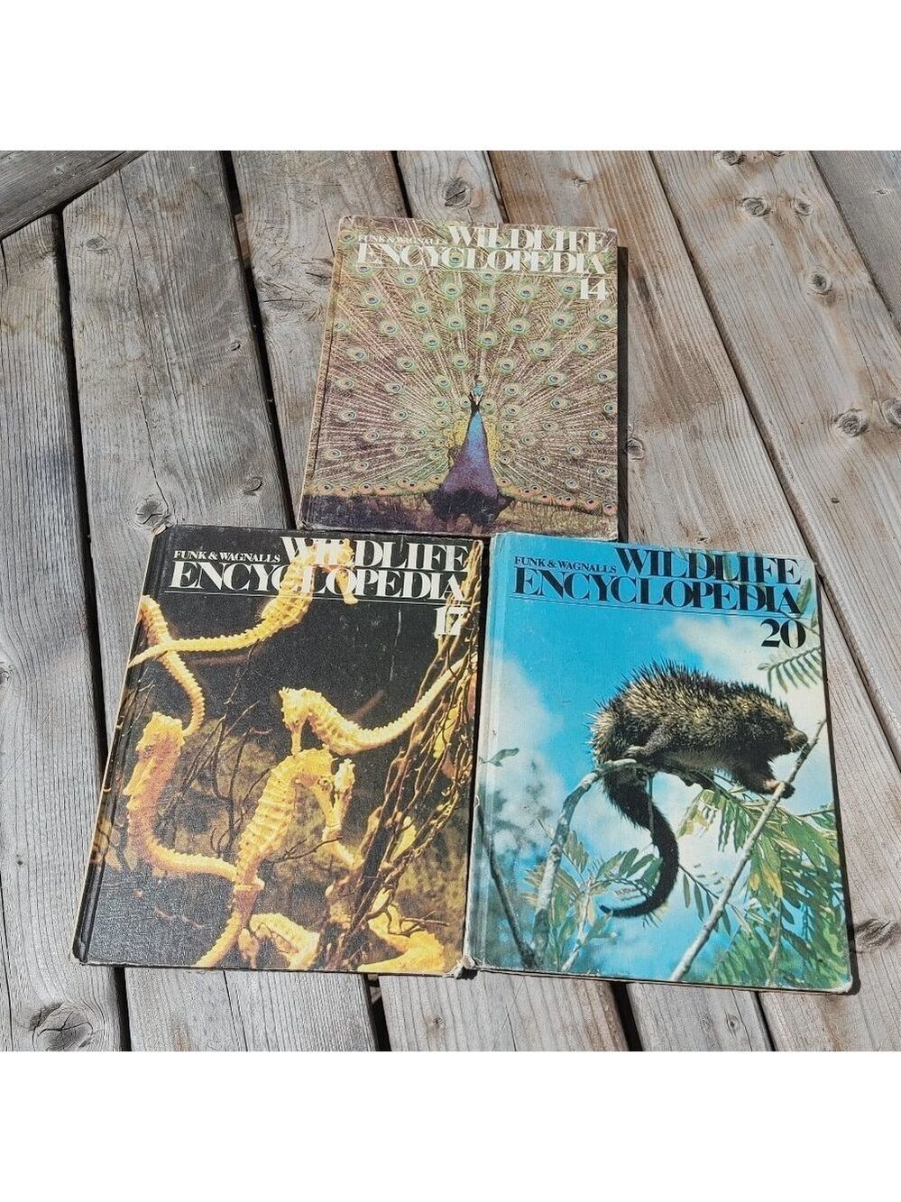 VINTAGE Funk & Wagnalls Wildlife Encyclopedias Lot of 3 Volumes 14, 17, …